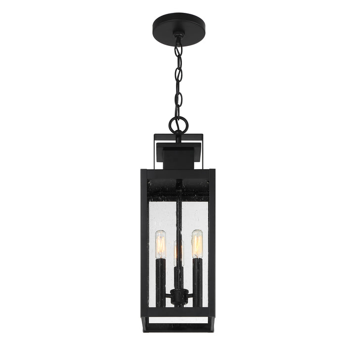 Savoy House Ascott 3-Light Outdoor Hanging Lantern - Model 5-827-BK