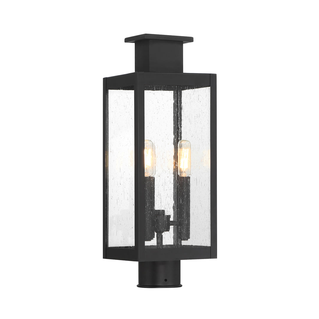 Savoy House Ascott 3-Light Outdoor Post Lantern - Model 5-828-BK