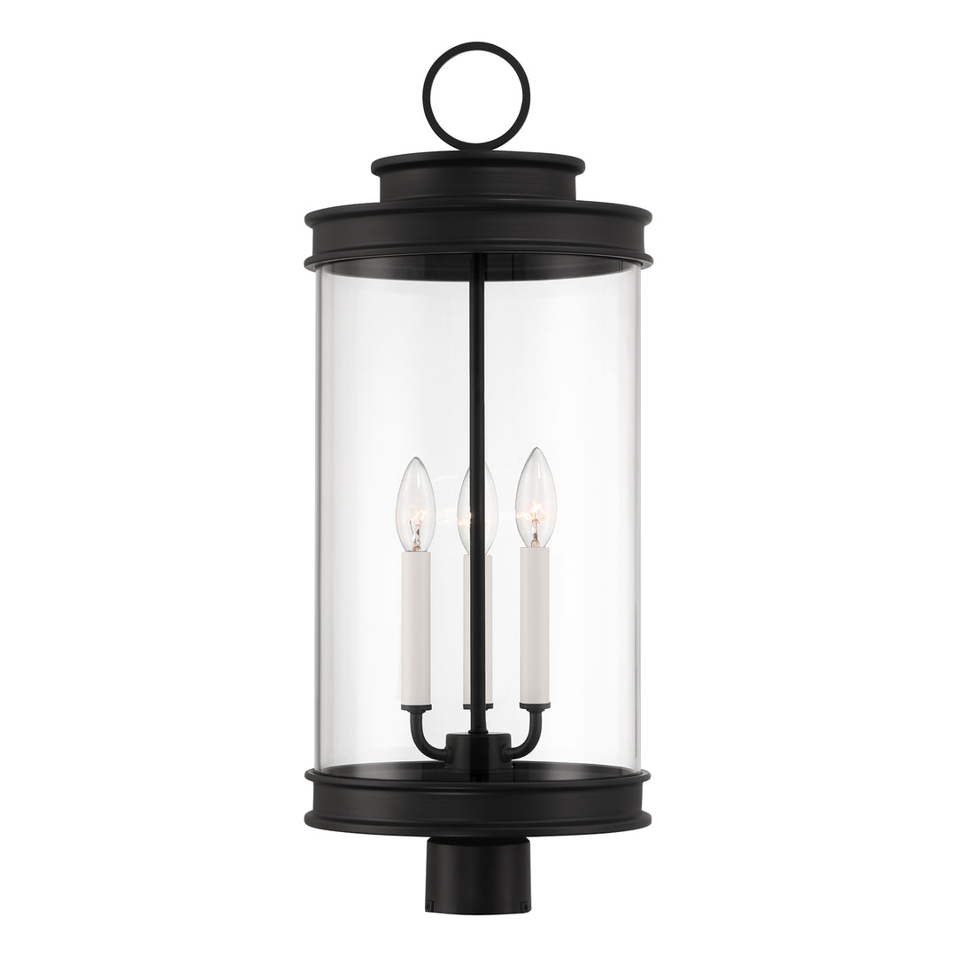 Savoy House Englewood 3-Light Outdoor Post Lantern - Model 5-902-BK