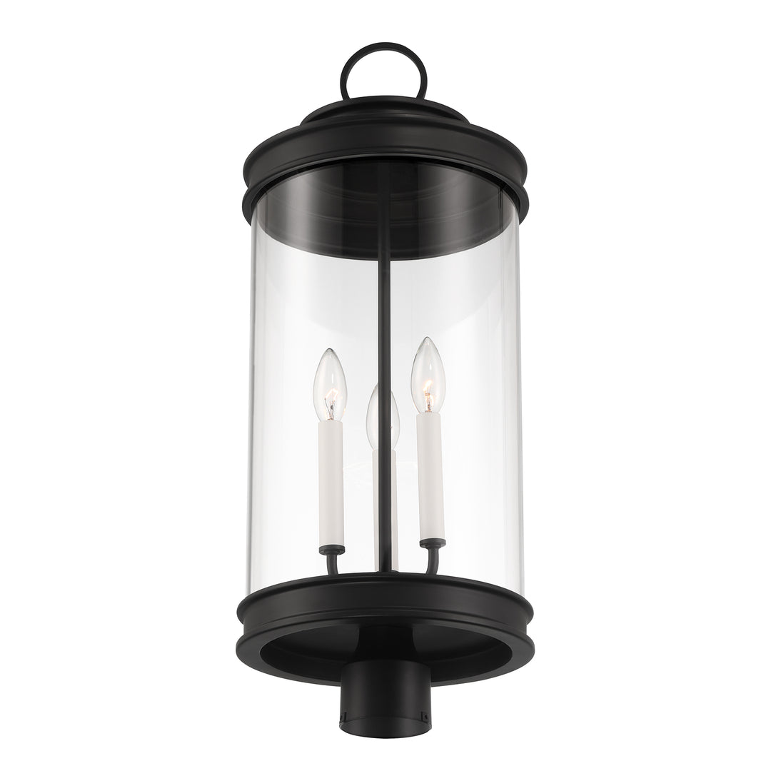 Savoy House Englewood 3-Light Outdoor Post Lantern - Model 5-902-BK