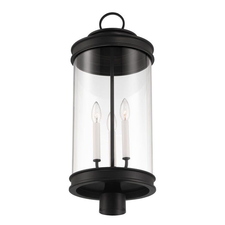 Savoy House Englewood 3-Light Outdoor Post Lantern - Model 5-902-BK