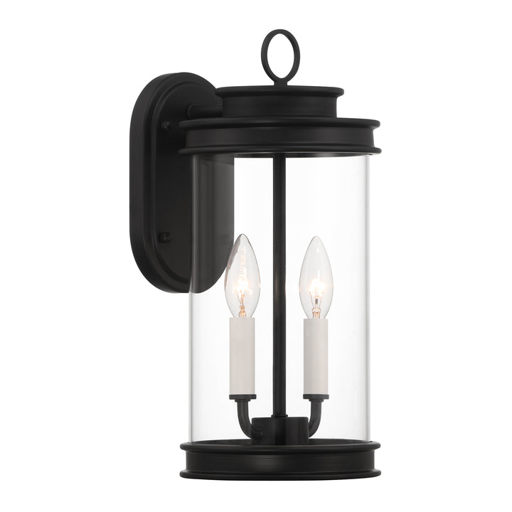 Savoy House Englewood Outdoor Wall Lantern in Matte Black