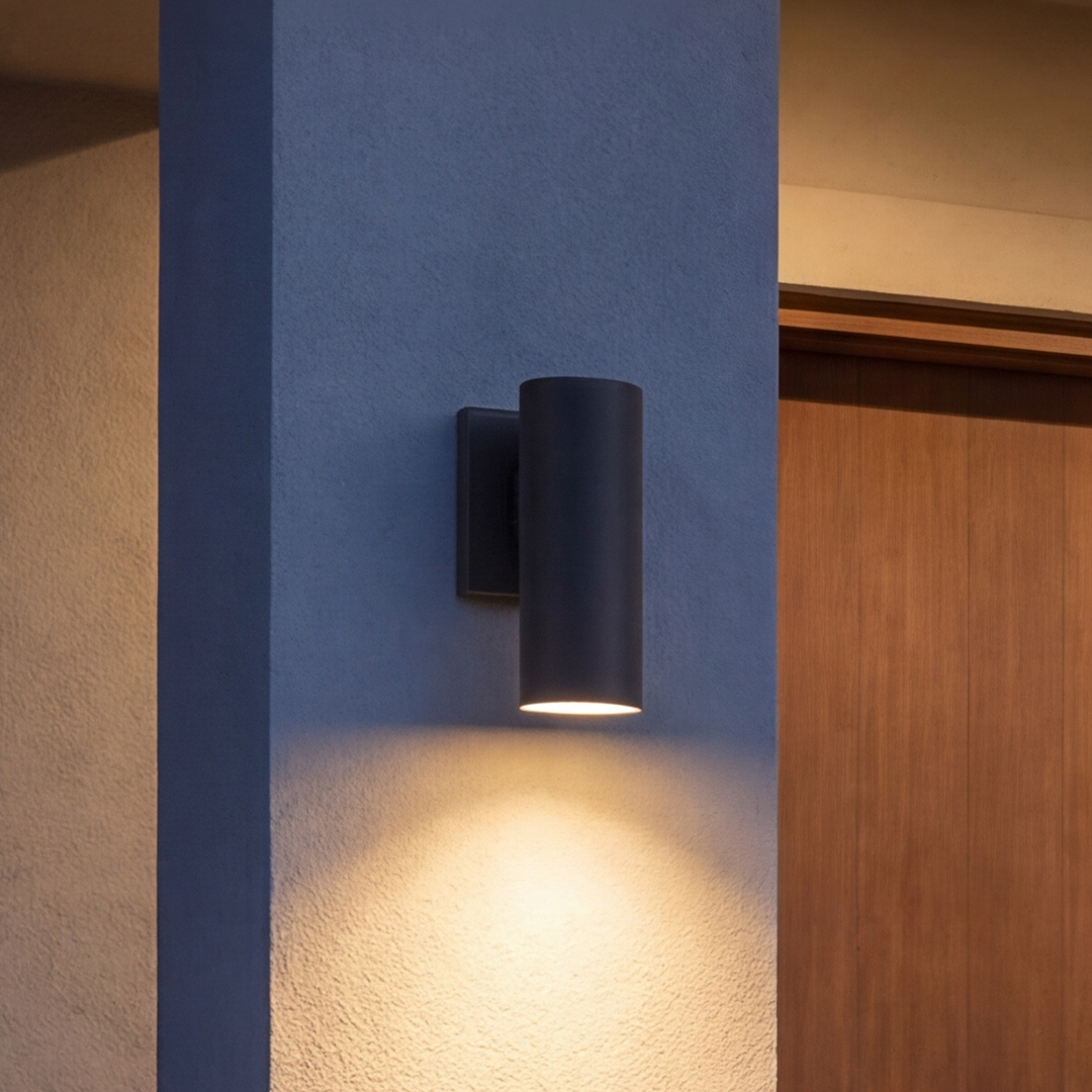 Savoy House Kelley Outdoor Wall Lantern in Matte Black - Model 5-CYL