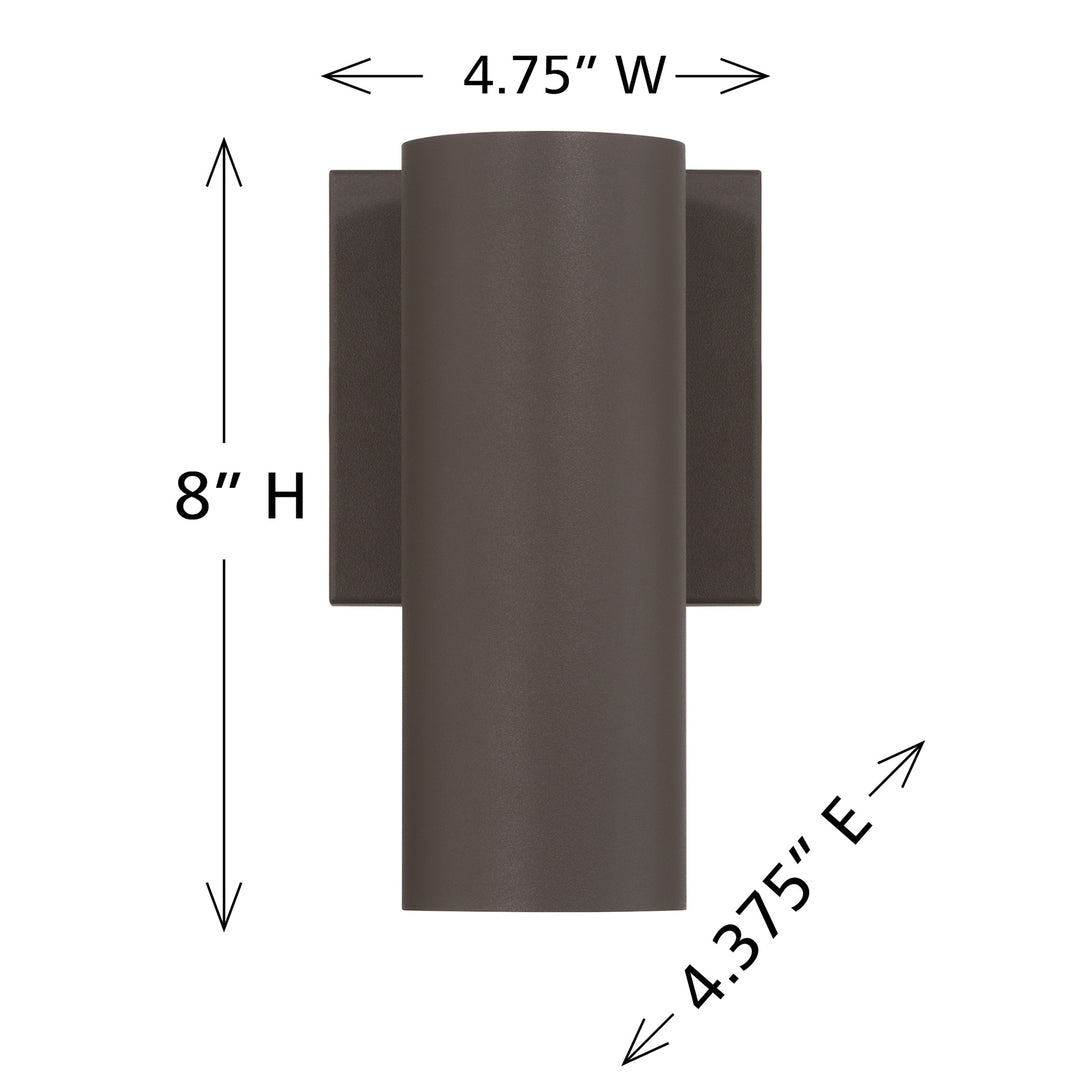 Savoy House Kelley Outdoor Wall Lantern in Bronze - Model 5-CYL