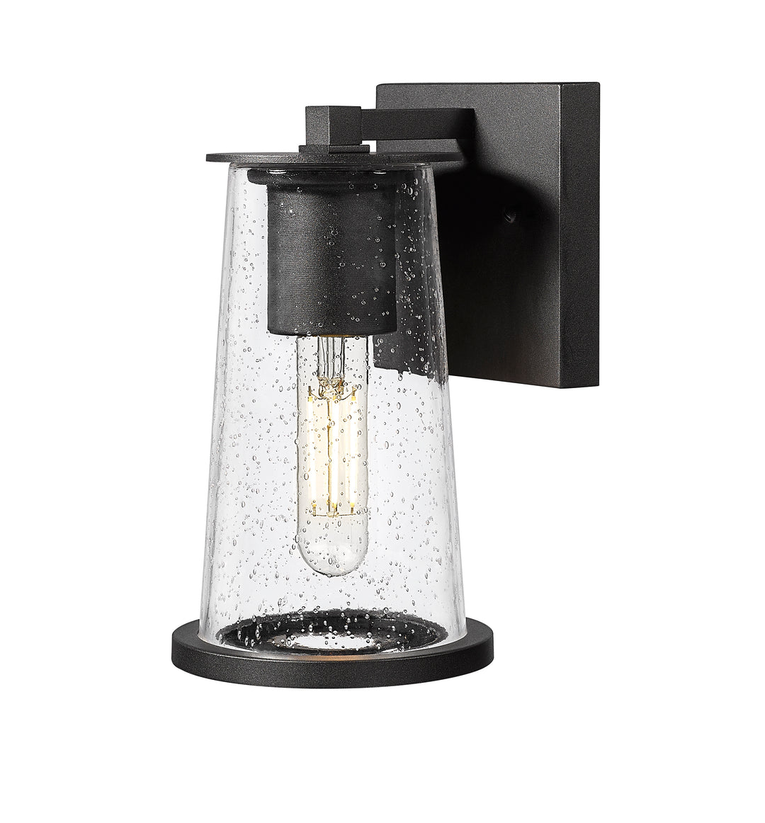 Z-Lite Bar Harbor 5004S-BK 1 Light Outdoor Wall Light