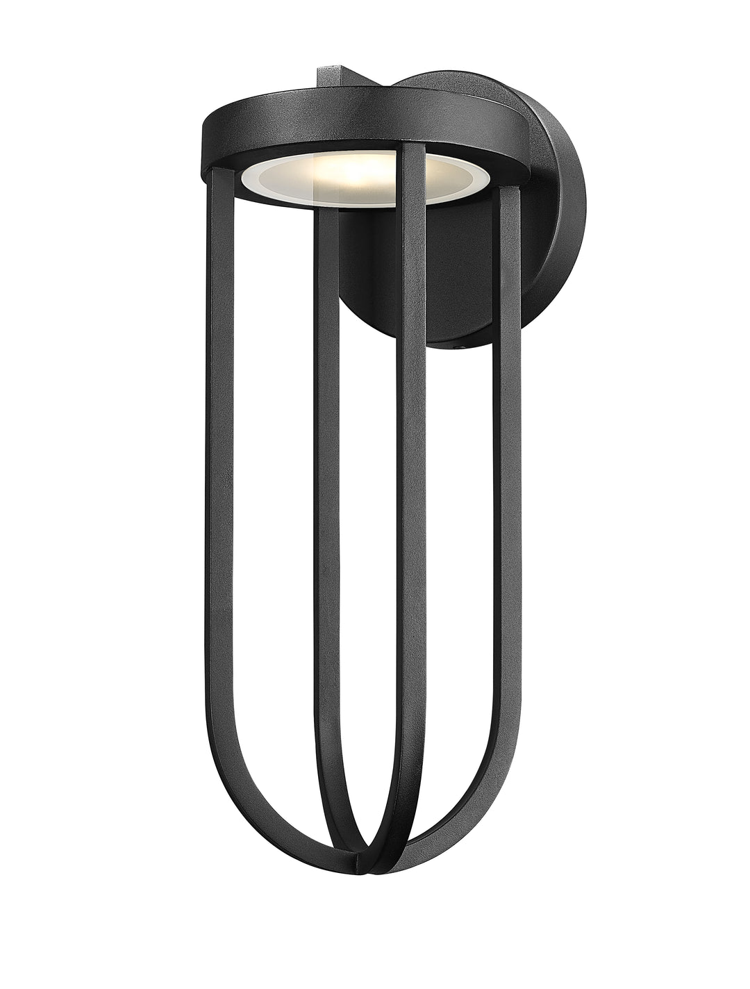 Z-Lite Leland 5005M-BK-LED 1 Light Outdoor Wall Light