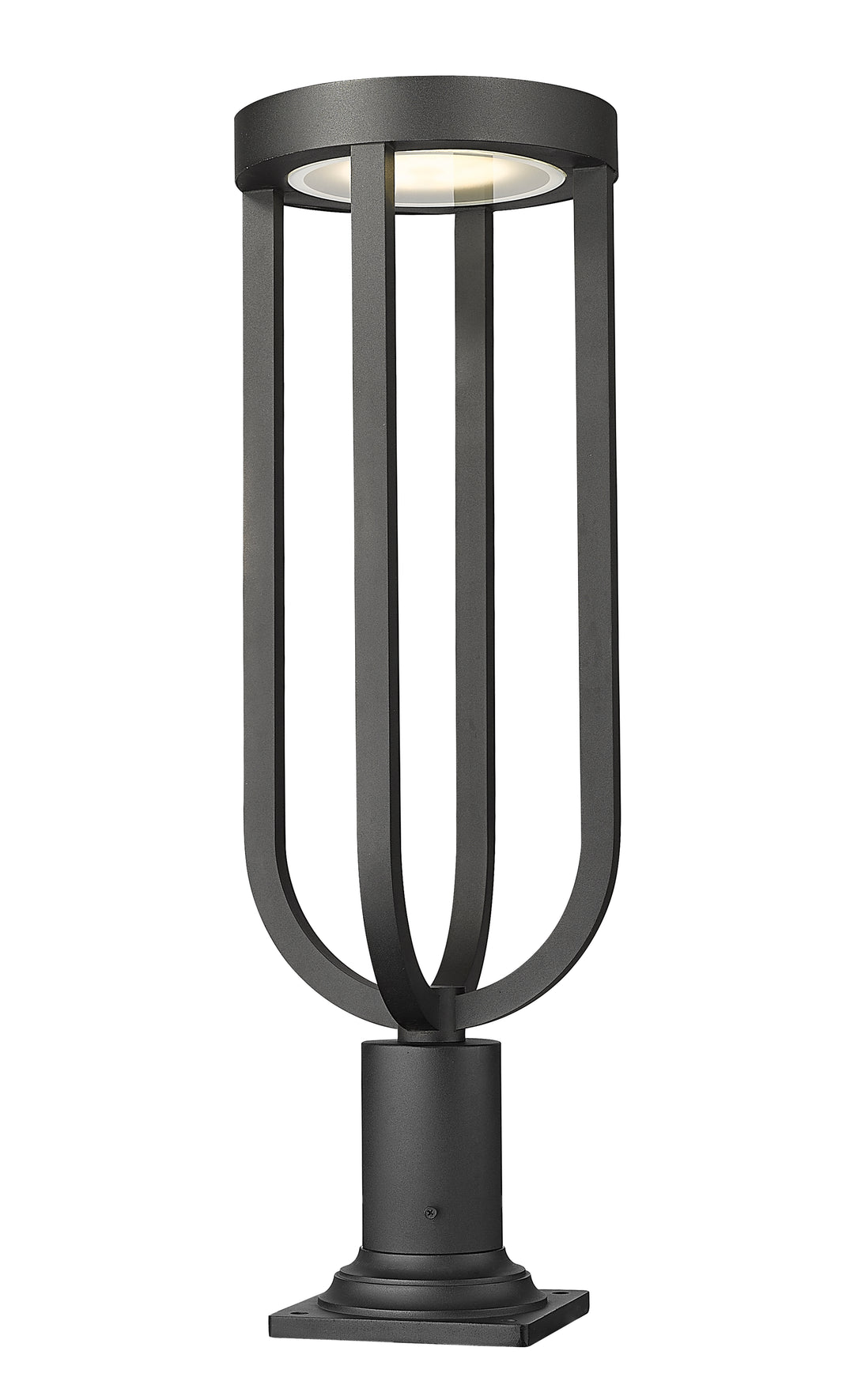 Z-Lite Leland 5005PHB-533PM-BK-LED 1 Light Outdoor Pier Mounted Fixture