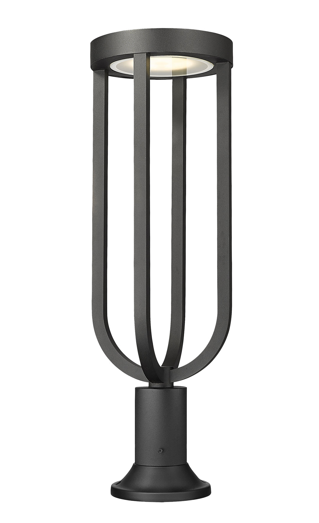 Z-Lite Leland 5005PHB-553PM-BK-LED 1 Light Outdoor Pier Mounted Fixture