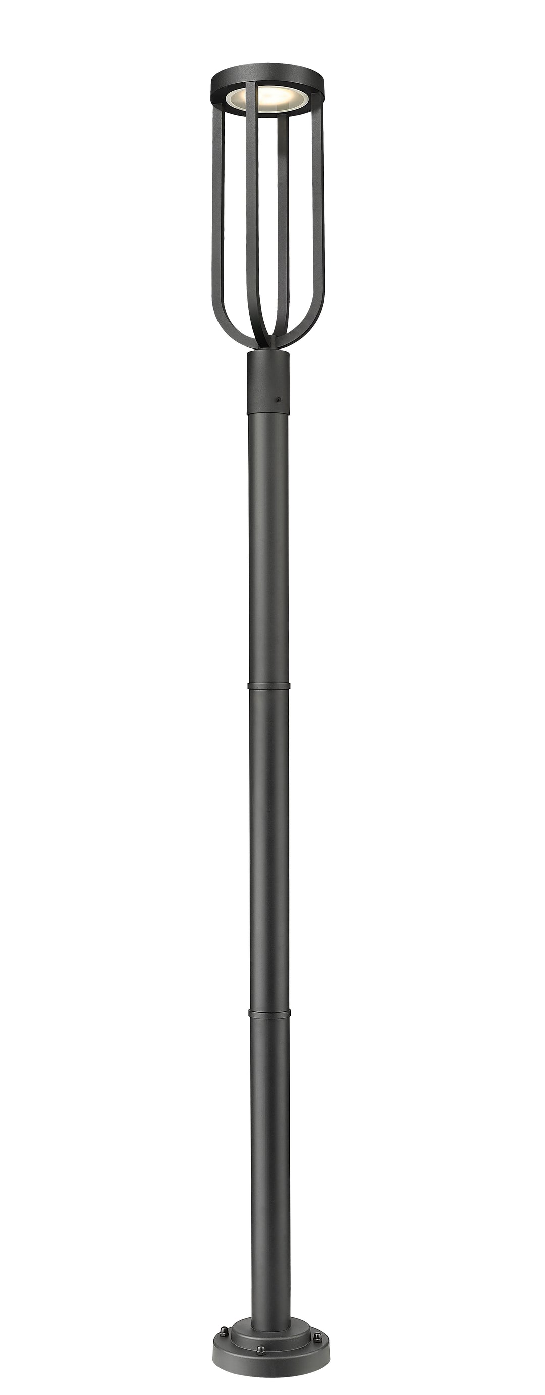 Z-Lite Leland 5005PHB-567P-BK-LED 1 Light Outdoor Post Mounted Fixture