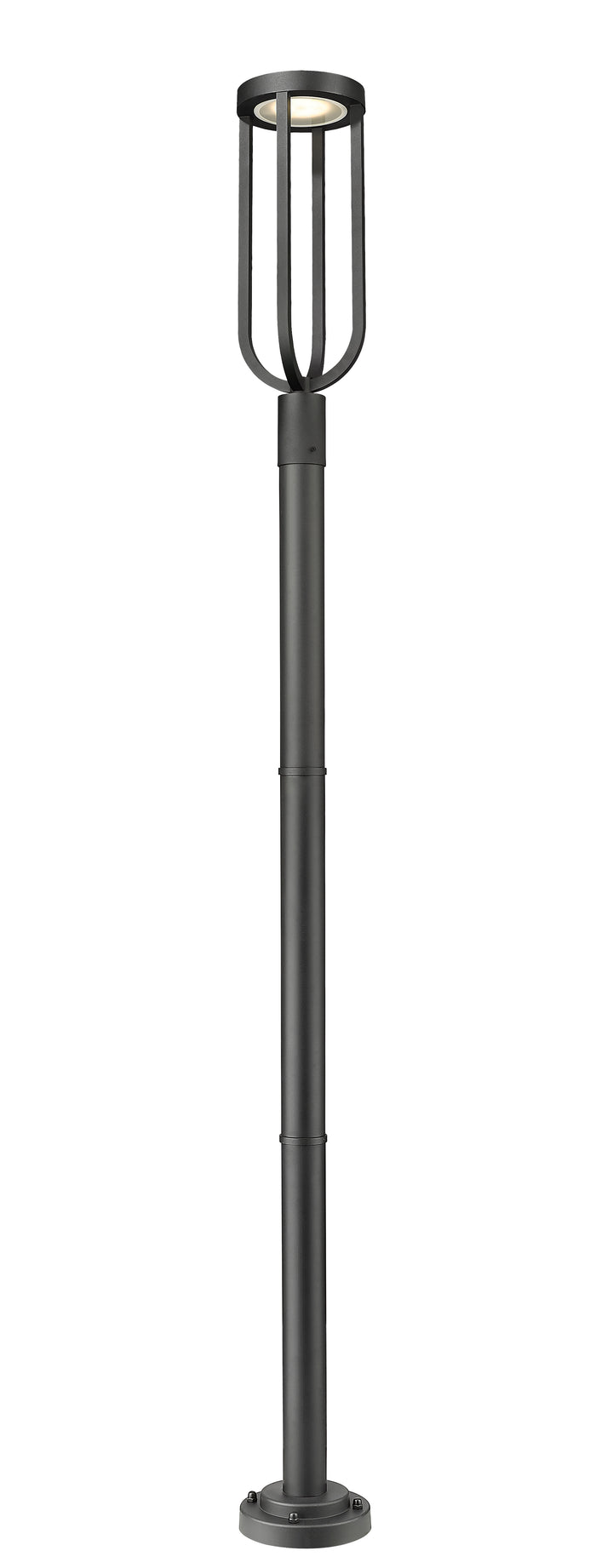 Z-Lite Leland 5005PHB-567P-BK-LED 1 Light Outdoor Post Mounted Fixture