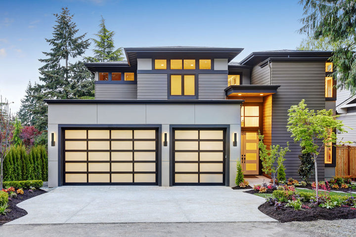 Z-Lite Stylet Outdoor Wall Light installed on a home exterior