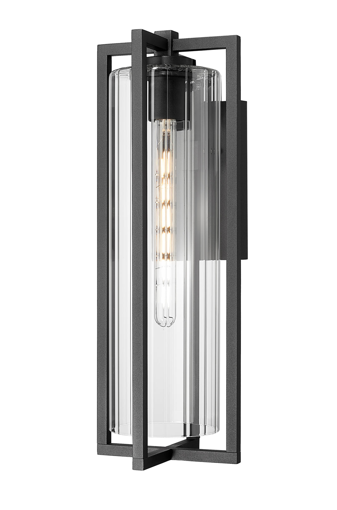 Z-Lite Aura 5013B-BK 1 Light Outdoor Wall Light