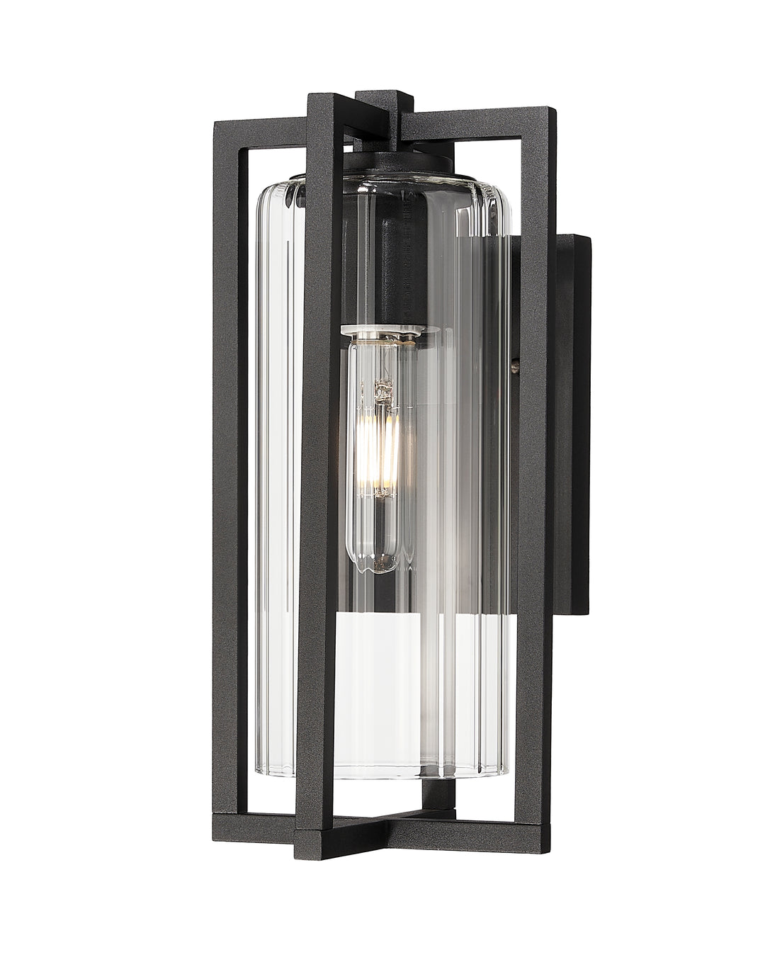 Z-Lite Aura 5013S-BK 1 Light Outdoor Wall Light