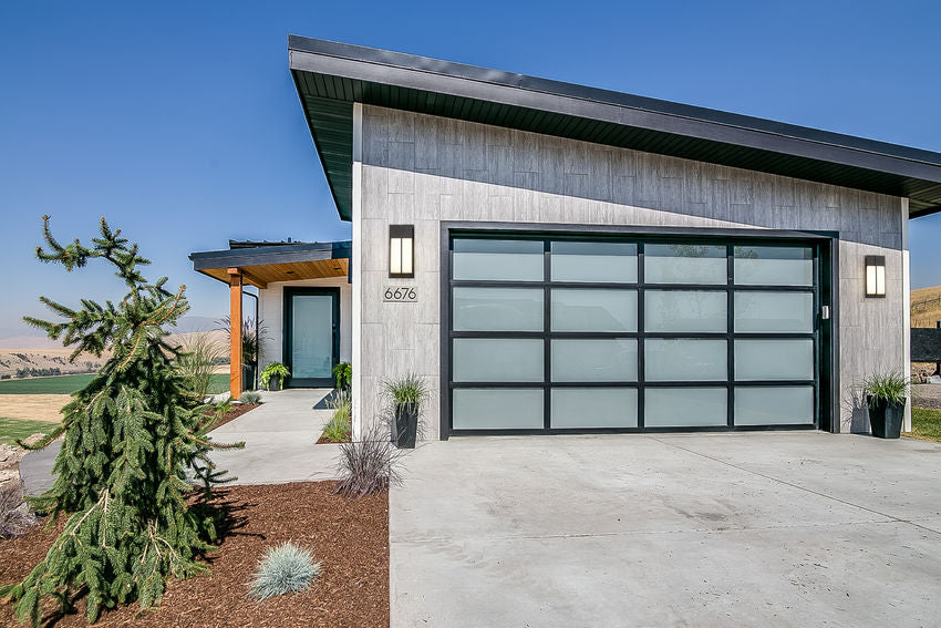Z-Lite Nyx Outdoor Wall Light installed on a home exterior