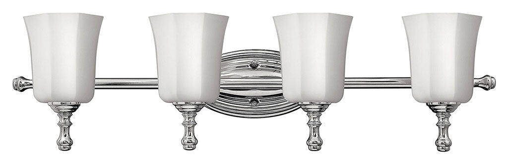 Hinkley Shelly Bath Bar Vanity Lights Hinkley Chrome 7.75x32.25x8.25 