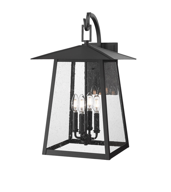 Z-Lite Rainer 5015B-BK 4 Light Outdoor Wall Light