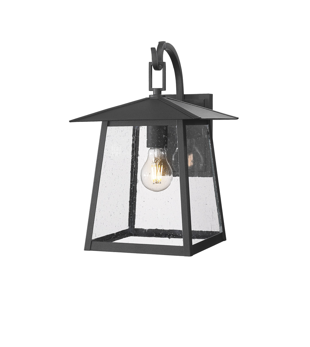 Z-Lite Rainer 5015S-BK 1 Light Outdoor Wall Light