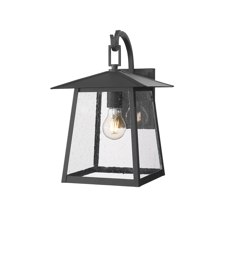 Z-Lite Rainer 5015S-BK 1 Light Outdoor Wall Light