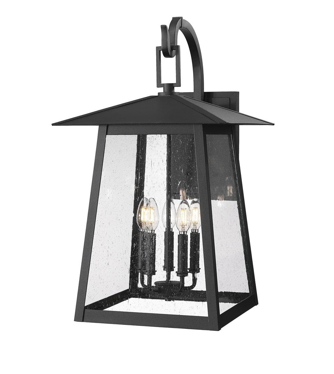 Z-Lite Rainer 5015XL-BK 5 Light Outdoor Wall Light