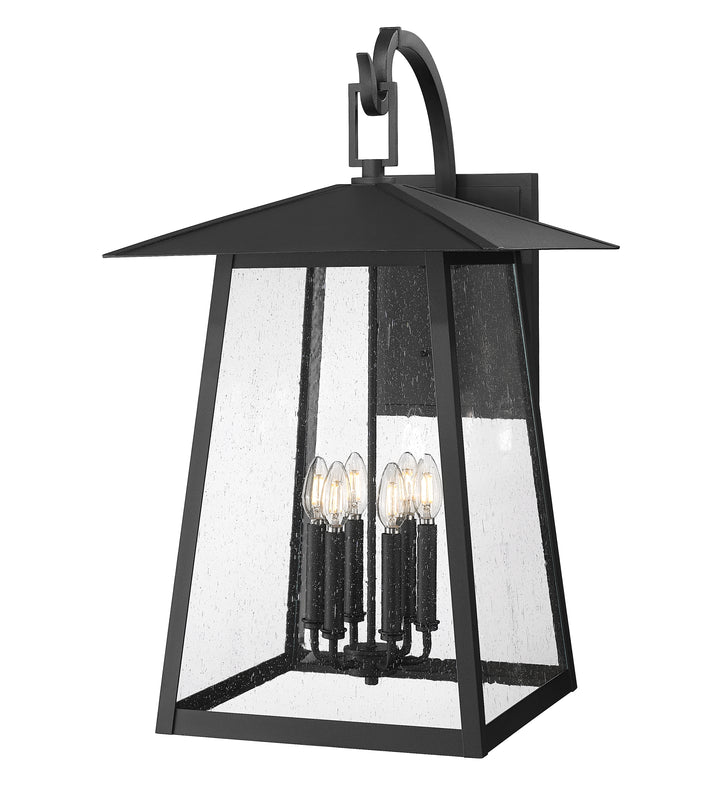 Z-Lite Rainer 5015XXL-BK 6 Light Outdoor Wall Light