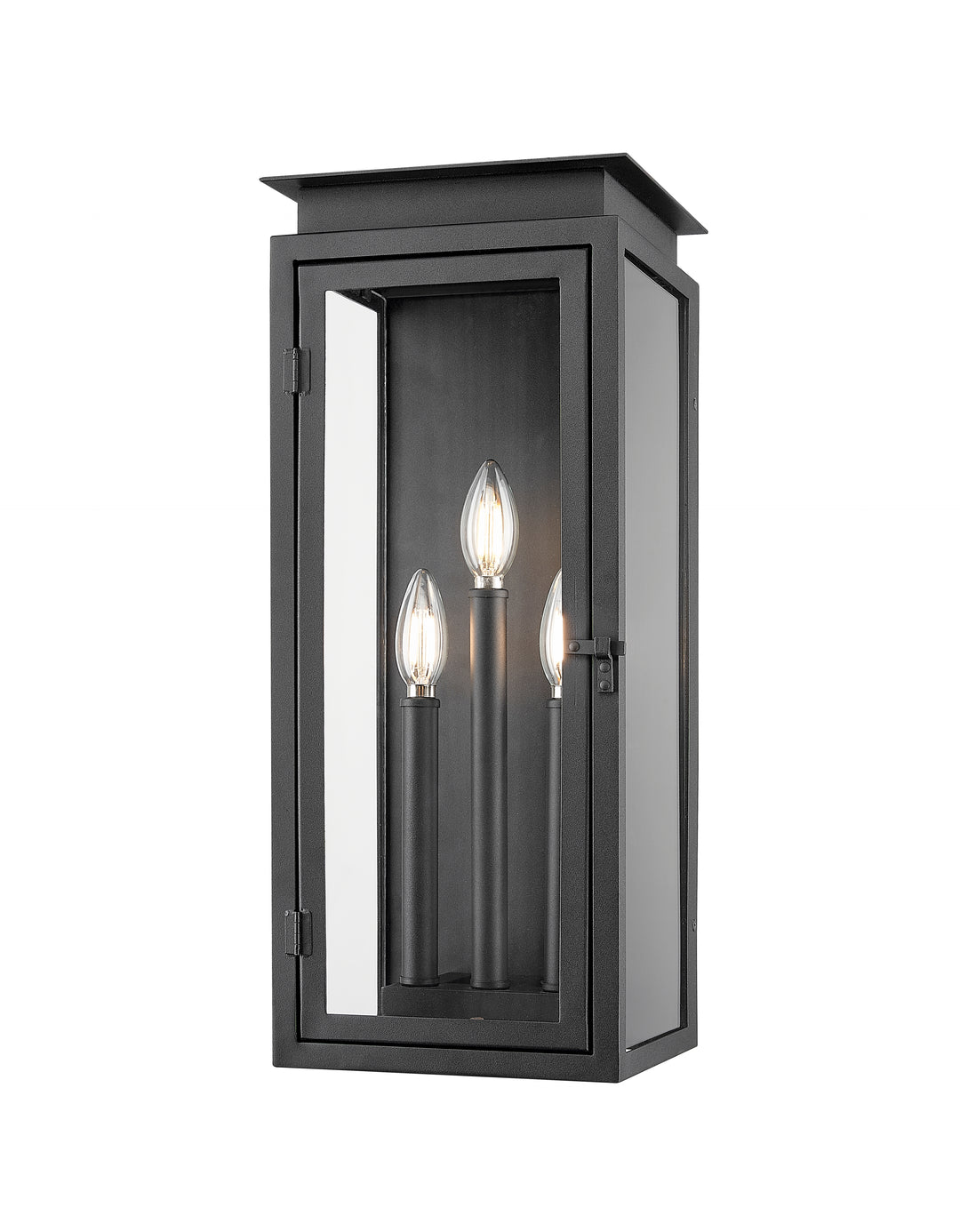 Z-Lite Nova 5018M-BK 3 Light Outdoor Wall Light