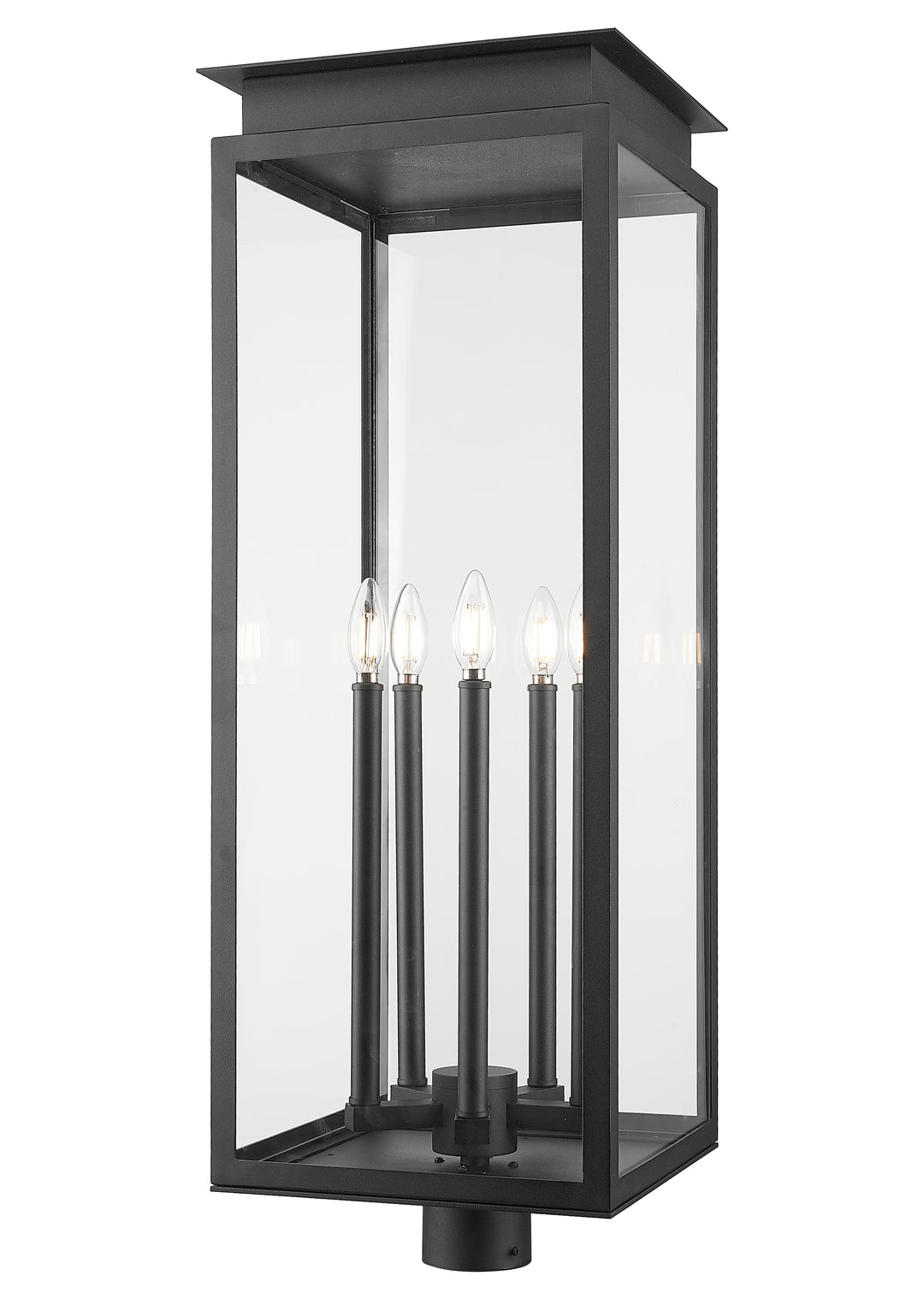 Z-Lite Nova 5018PHXLR-BK 5 Light Outdoor Post Mount Fixture