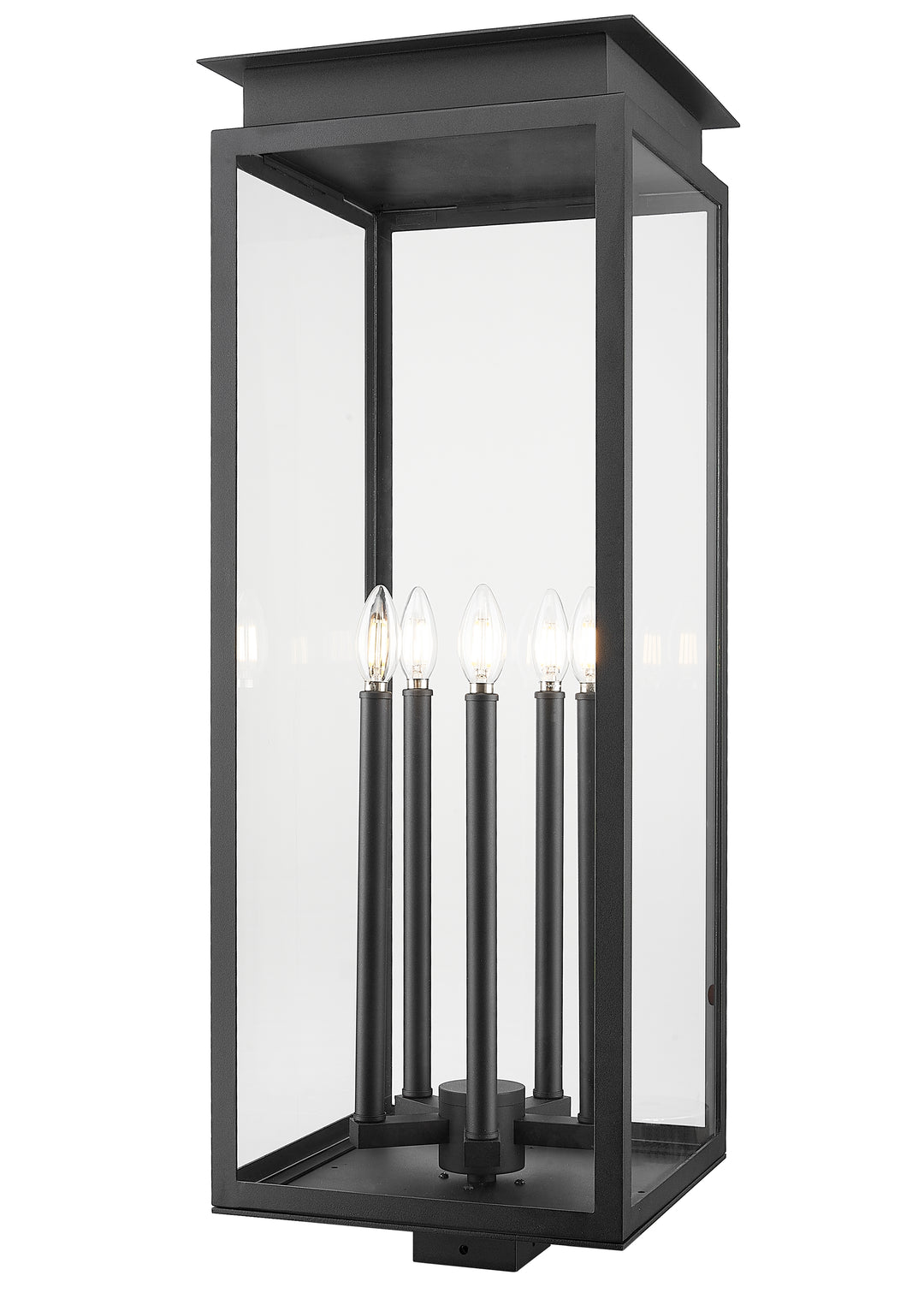 Z-Lite Nova 5018PHXLS-BK 5 Light Outdoor Post Mount Fixture