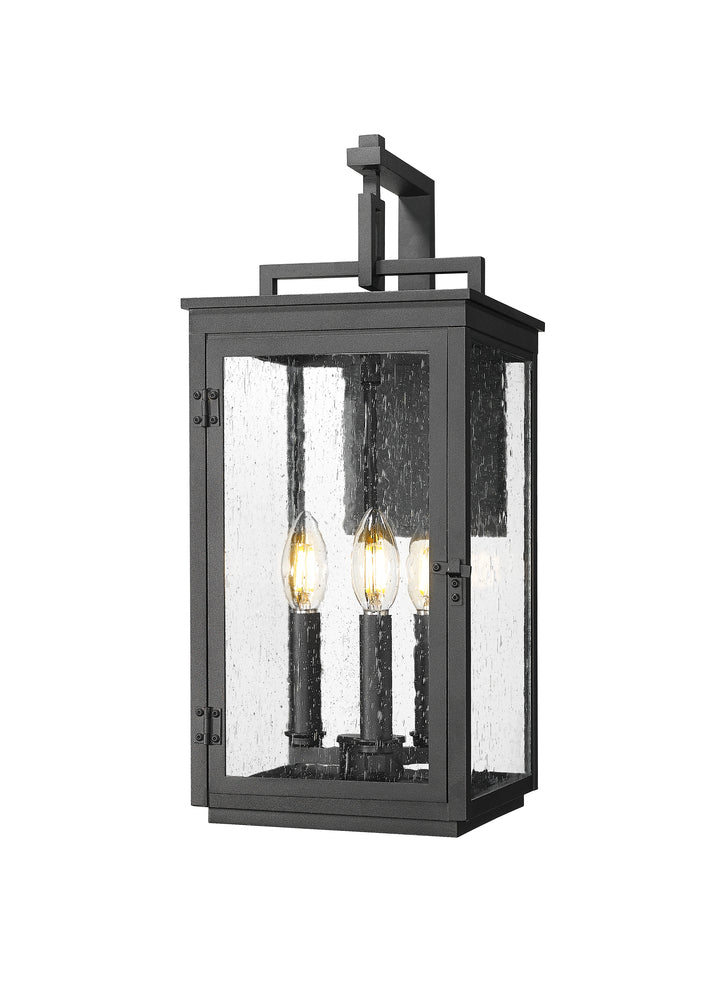 Z-Lite Hartwell 5019M-BK 3 Light Outdoor Wall Light