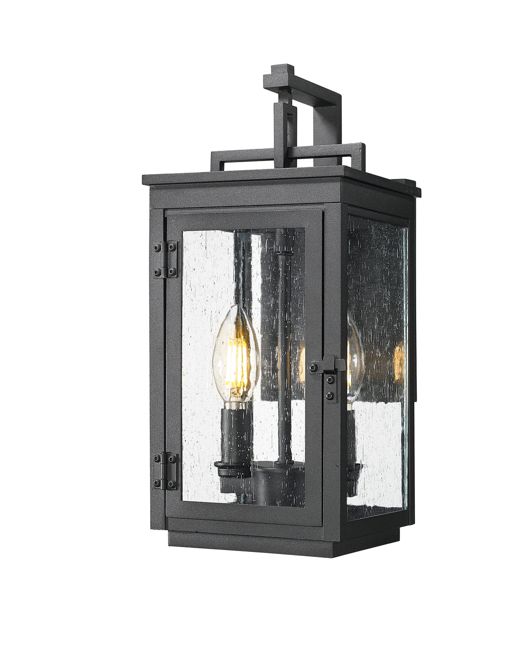 Z-Lite Hartwell 5019S-BK 2 Light Outdoor Wall Light