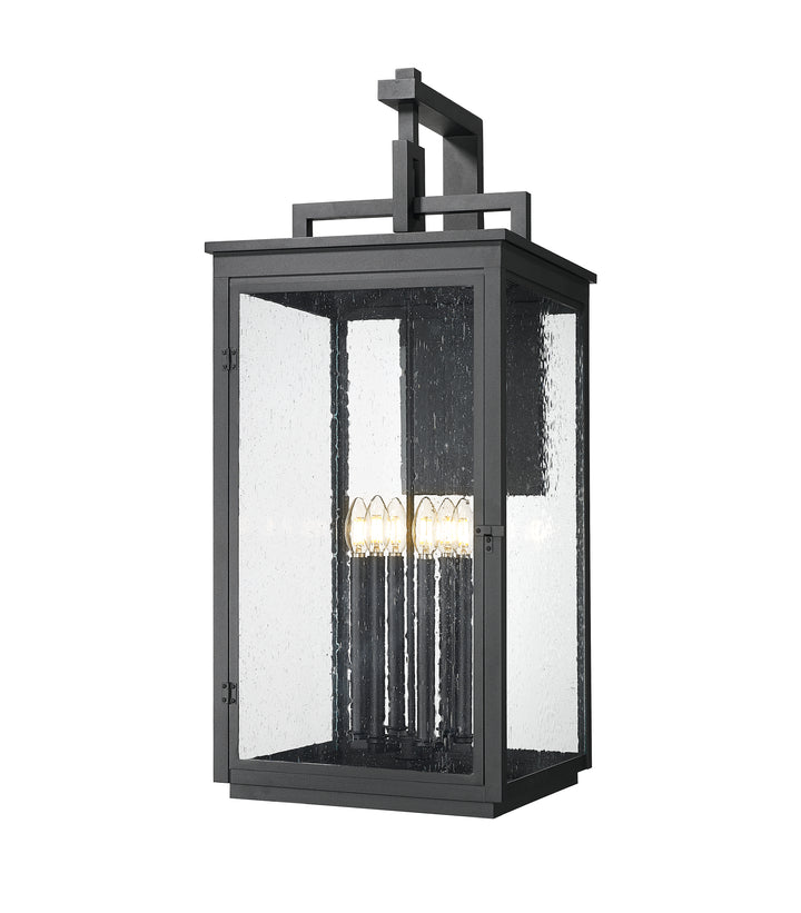 Z-Lite Hartwell 5019XXL-BK 6 Light Outdoor Wall Light