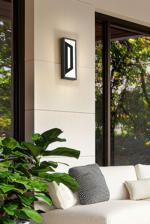 Z-Lite Banff Outdoor Wall Light installed on a home exterior