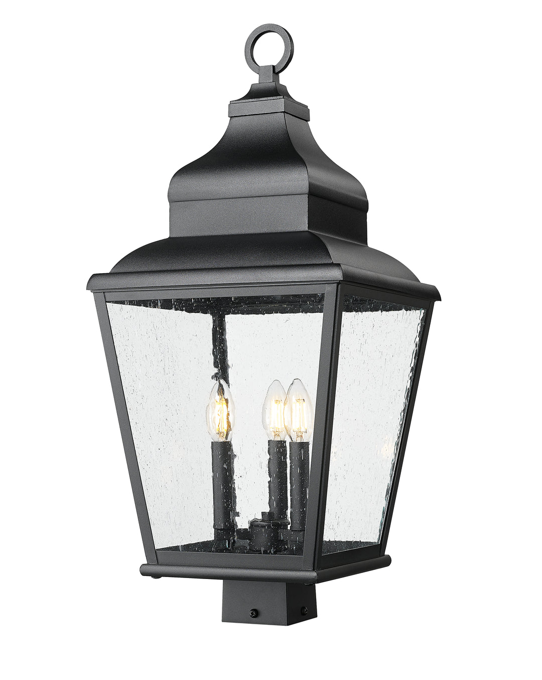 Z-Lite Raphael 5029PHBS-BK 3 Light Outdoor Post Mount Fixture