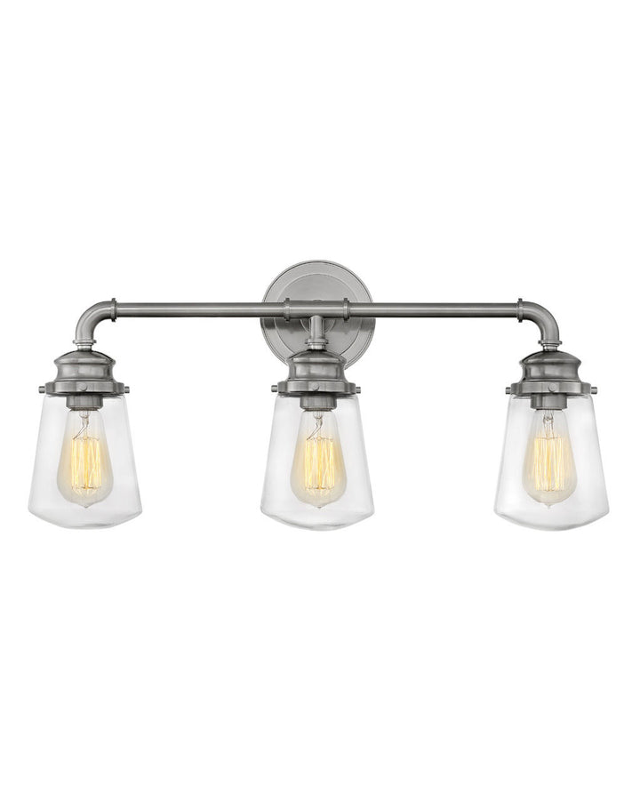 Hinkley Fritz Bath Bar Vanity Lights Hinkley Brushed Nickel 6.5x24.0x11.75 