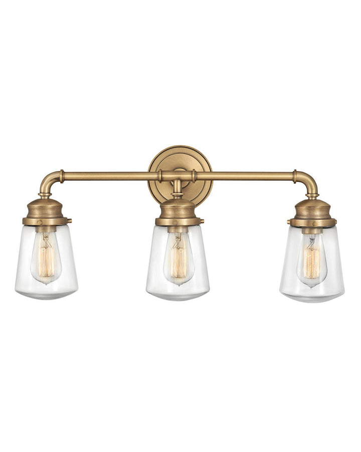 Hinkley Fritz Bath Bar Vanity Lights Hinkley Heritage Brass 6.5x24.0x11.75 