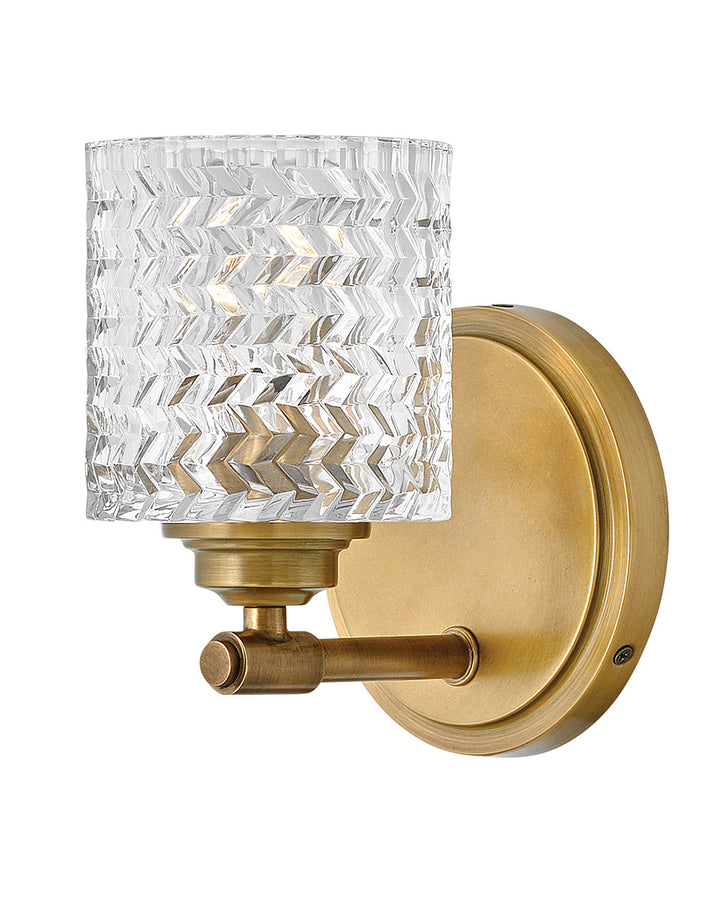 Hinkley Elle Bath Bar Vanity Lights Hinkley Heritage Brass 6.5x5.5x7.75 