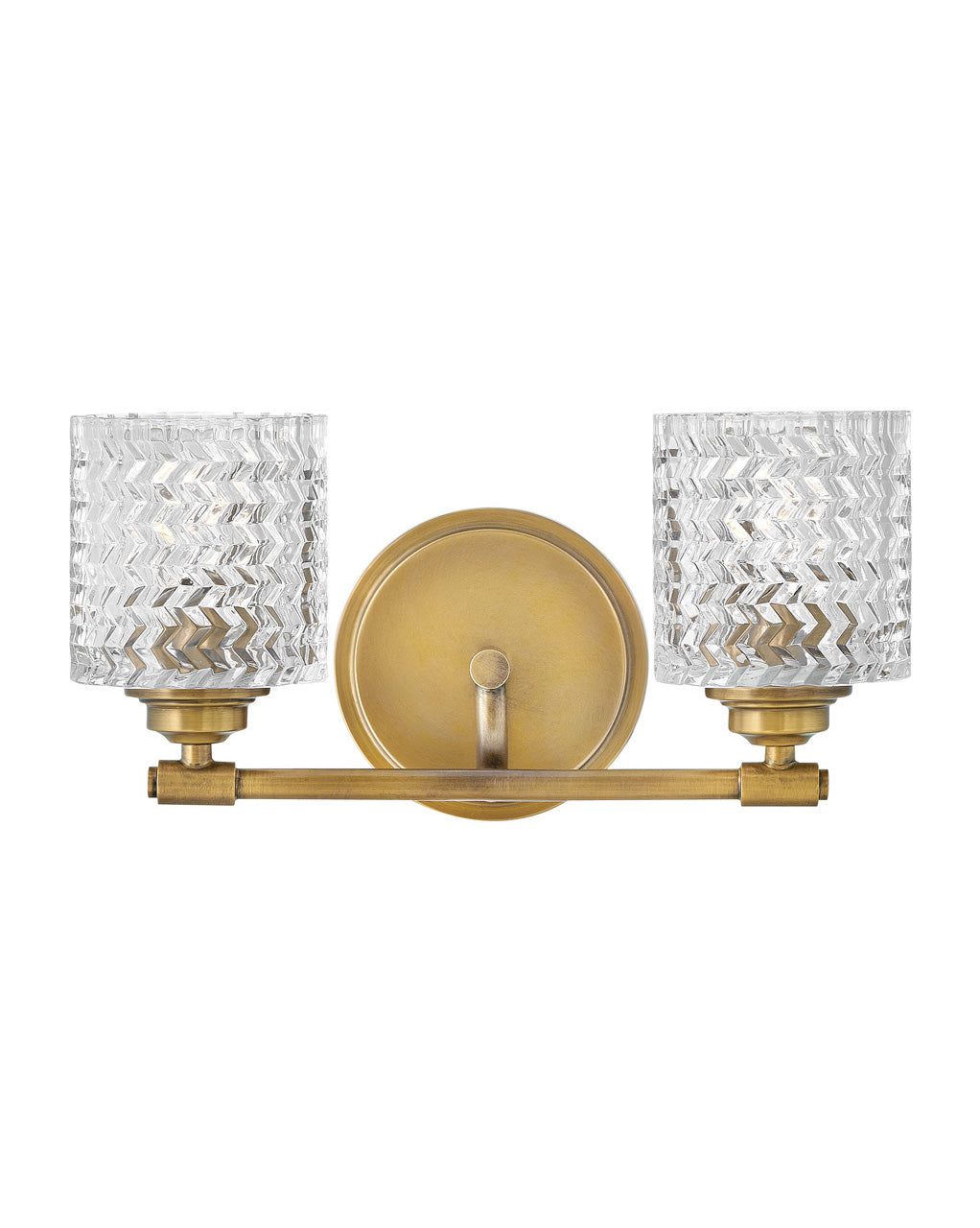 Hinkley Elle Bath Bar Vanity Lights Hinkley Heritage Brass 6.5x14.5x7.5 