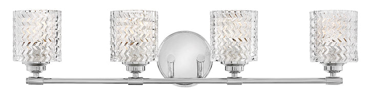 Hinkley Elle Bath Bar Vanity Lights Hinkley Chrome 6.5x32.0x7.5 