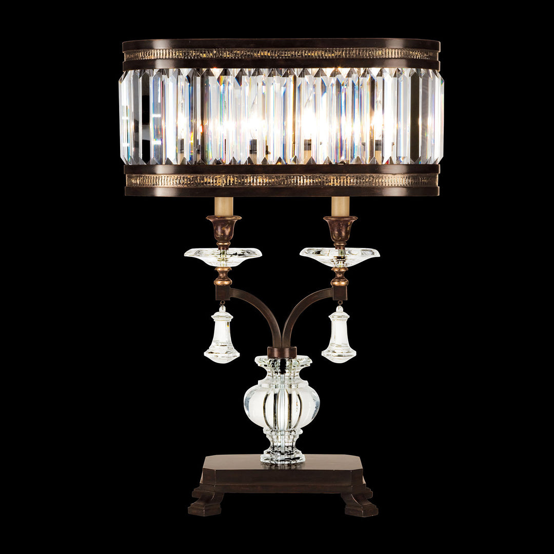 Fine Art Handcrafted Lighting Eaton Place 31"H Table Lamp in Bronze Patina with Red Undertones (606010ST)