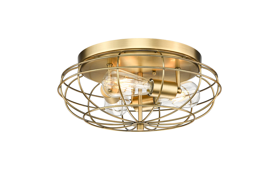 Innovations Lighting Providence Flush Mount - Brushed Brass Ceiling Flush Mounts Innovations Lighting Default Title  