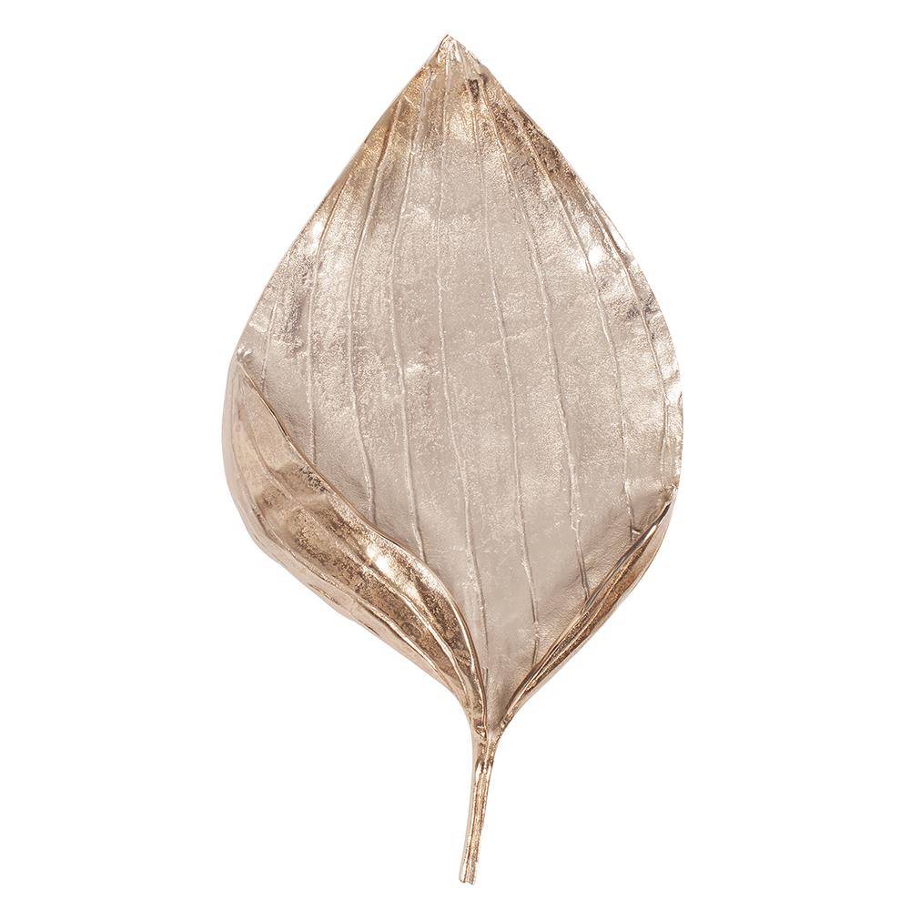 Howard Elliott Collection Champagne Leaf Wall Decor, Large