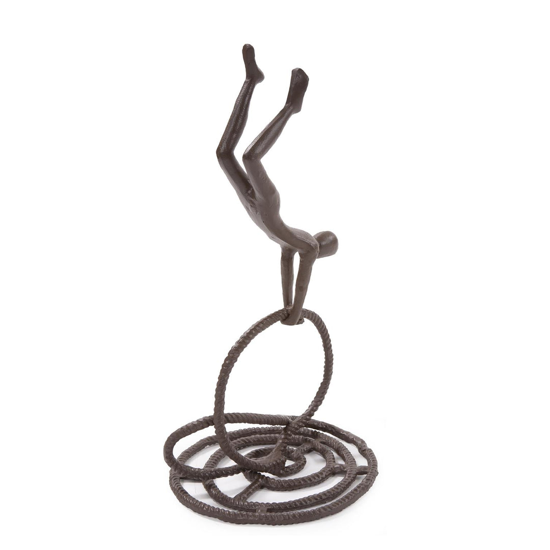 Howard Elliott Collection Rope Wrangler Aluminum Sculpture