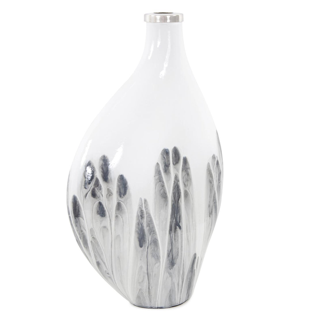 Howard Elliott Collection Albrecht Asymmetrical Glass Vase, Short