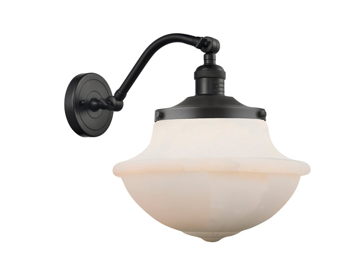 Innovations Lighting Oxford 8" Sconce - Oil Rubbed Bronze Wall Sconces Innovations Lighting Matte White ; Glass Type: Frosted  