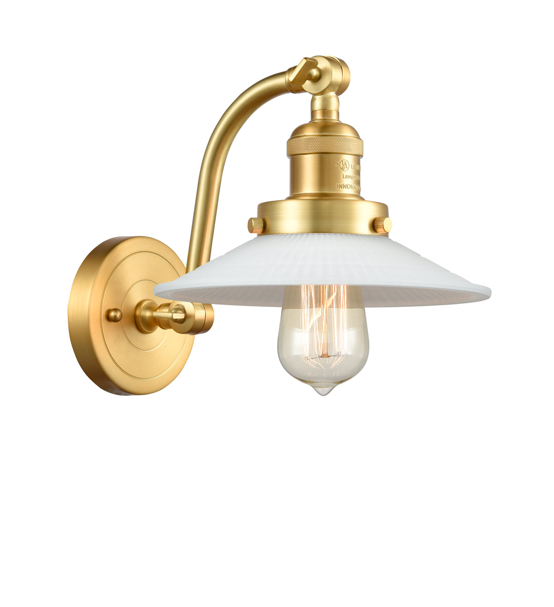 Innovations Lighting Halophane Sconce - Satin Gold