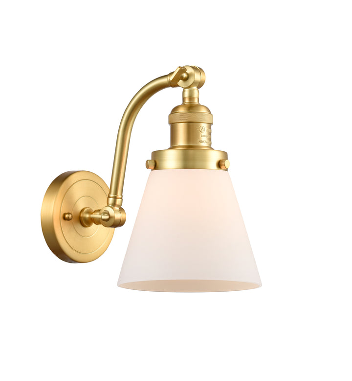 Innovations Lighting Cone 6" Sconce - Satin Gold