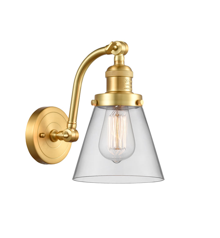 Innovations Lighting Cone 6" Sconce - Satin Gold