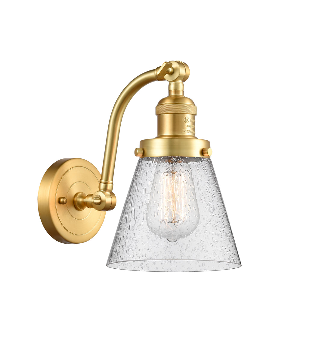 Innovations Lighting Cone 6" Sconce - Satin Gold