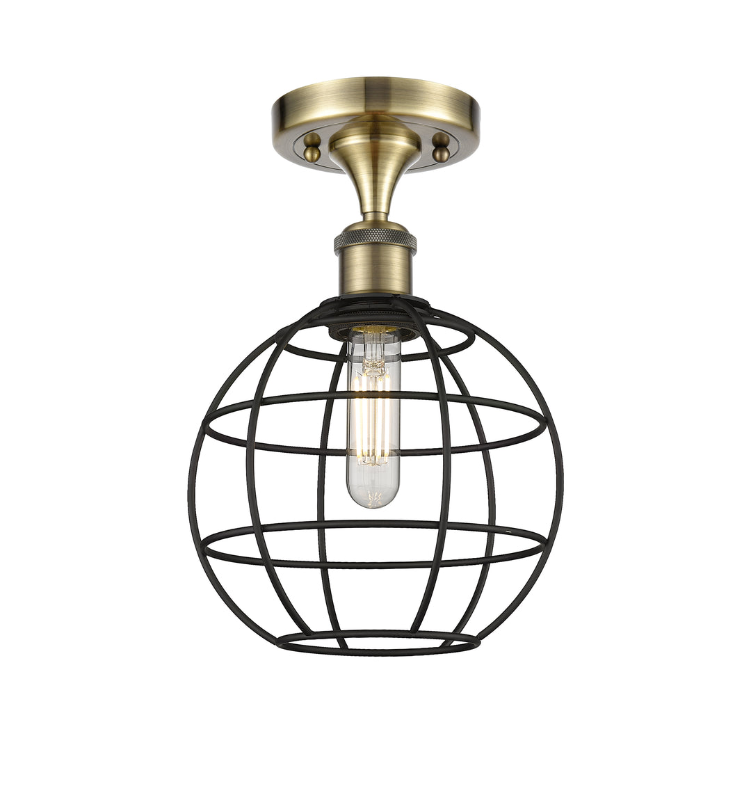 Innovations Lighting Lake Placid 8" Semi-Flush Mount