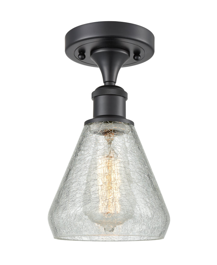 Innovations Lighting Conesus 6" Semi-Flush Mount - Matte Black