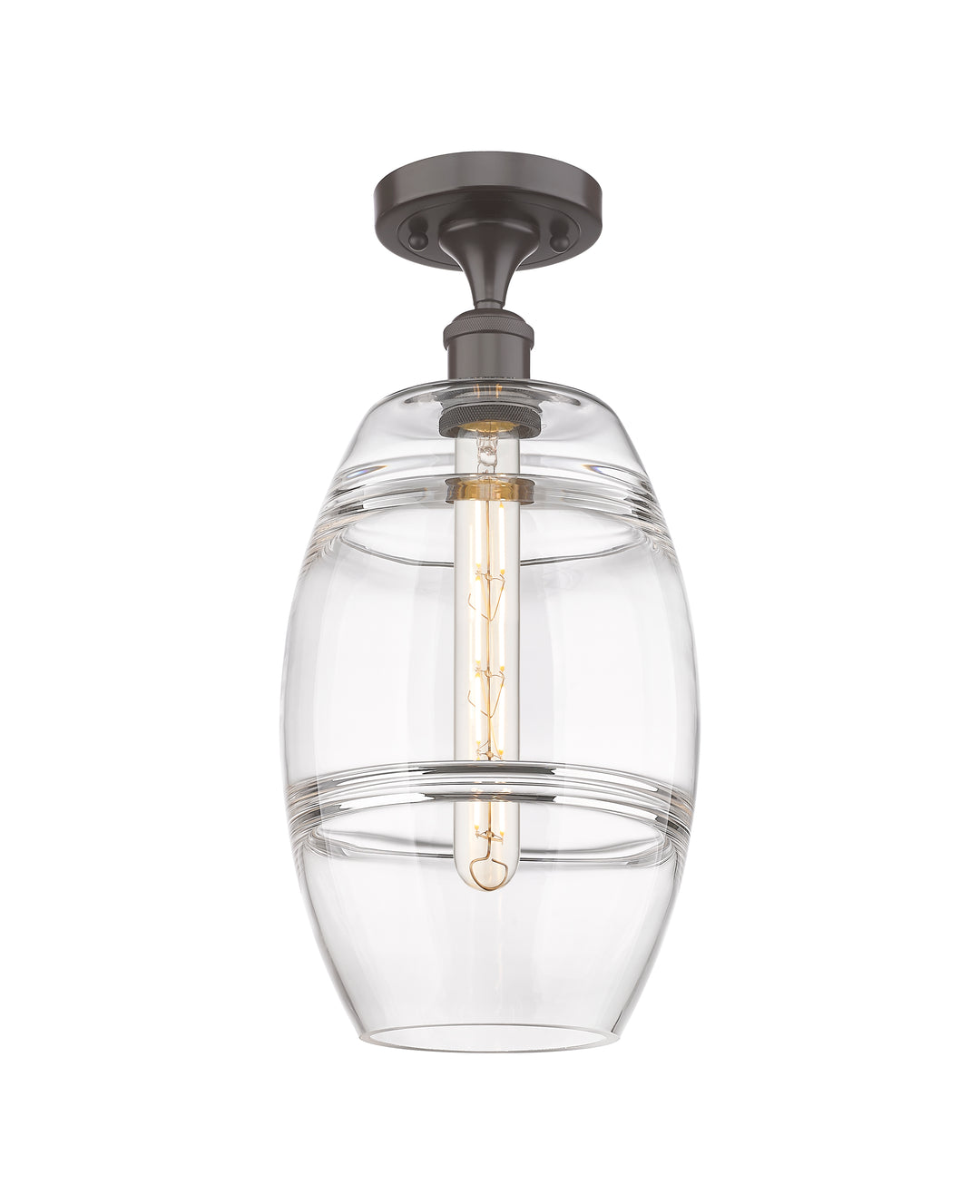 Innovations Lighting Vaz 8" Semi-Flush Mount - Oil Rubbed Bronze